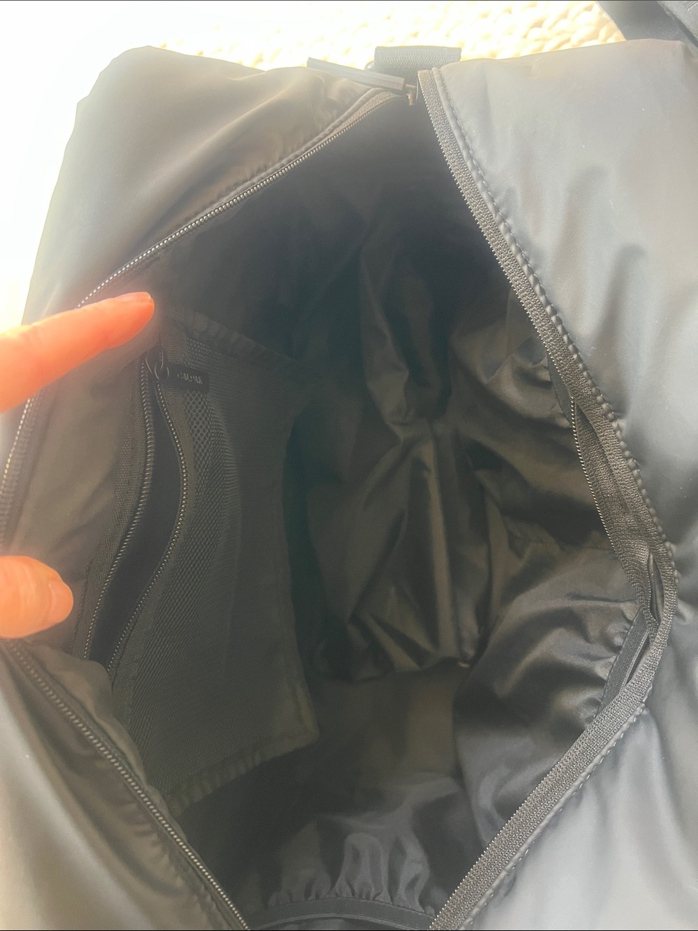 Luka black duffle. Barely used maybe 4 times. - Picture 7 of 8